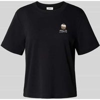 s.Oliver RED LABEL Regular Fit T-Shirt aus reiner Baumwolle in BLACK, Größe 36 s.Oliver RED LABEL Regular Fit T-Shirt aus reiner Baumwolle in BLACK, Größe 36 von s.Oliver RED LABEL