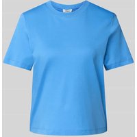 s.Oliver RED LABEL Regular Fit T-Shirt aus reiner Baumwolle in Blau, Größe 42 von s.Oliver RED LABEL