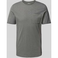 s.Oliver RED LABEL Regular Fit T-Shirt aus reiner Baumwolle in Mittelgrau, Größe XL s.Oliver RED LABEL Regular Fit T-Shirt aus reiner Baumwolle in Mittelgrau, Größe XL von s.Oliver RED LABEL