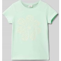 s.Oliver RED LABEL Regular Fit T-Shirt aus reiner Baumwolle mit Glitzer-Print in Mint, Größe 140 s.Oliver RED LABEL Regular Fit T-Shirt aus reiner Baumwolle mit Glitzer-Print in Mint, Größe 140 von s.Oliver RED LABEL
