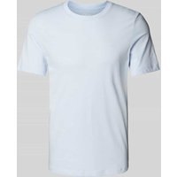 s.Oliver RED LABEL Regular Fit T-Shirt aus reiner Baumwolle mit gummiertem Label Print in Hellblau, Größe XXL s.Oliver RED LABEL Regular Fit T-Shirt aus reiner Baumwolle mit gummiertem Label Print in Hellblau, Größe XXL von s.Oliver RED LABEL