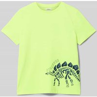 s.Oliver RED LABEL Regular Fit T-Shirt aus weichem Baumwoll-Mix mit Silicon Print in Neon Gelb, Größe 140 s.Oliver RED LABEL Regular Fit T-Shirt aus weichem Baumwoll-Mix mit Silicon Print in Neon Gelb, Größe 140 von s.Oliver RED LABEL