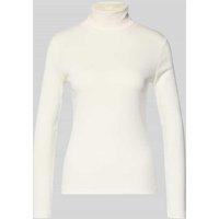 s.Oliver RED LABEL Regular Fit Turtleneck aus reiner Baumwolle in Offwhite, Größe 42 von s.Oliver RED LABEL
