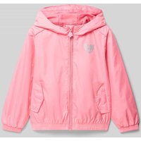 s.Oliver RED LABEL Regular Fit Übergangsjacke mit reflektierenden Print-Details in Pink, Größe 116 s.Oliver RED LABEL Regular Fit Übergangsjacke mit reflektierenden Print-Details in Pink, Größe 116 von s.Oliver RED LABEL