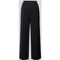 s.Oliver RED LABEL Regular Fit Weite Hose im Scuba-Look in Black, Größe 44 von s.Oliver RED LABEL