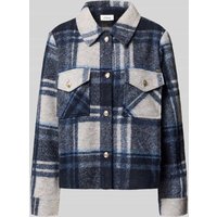 s.Oliver RED LABEL Regular Fit Wolljacke mit Zierknöpfen in Marine, Größe 38 von s.Oliver RED LABEL
