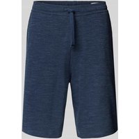 s.Oliver RED LABEL Relaxed Fit Bermuda aus Baumwoll-Mix Modell 'DETROIT' in Dunkelblau, Größe L von s.Oliver RED LABEL