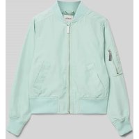 s.Oliver RED LABEL Relaxed Fit Blouson mit Reißverschlusstasche am Oberarm in Mint, Größe 170 s.Oliver RED LABEL Relaxed Fit Blouson mit Reißverschlusstasche am Oberarm in Mint, Größe 170 von s.Oliver RED LABEL