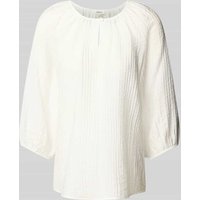 s.Oliver RED LABEL Relaxed Fit Blusenshirt aus Viskose-Mix in Weiss, Größe 42 von s.Oliver RED LABEL