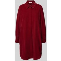 s.Oliver RED LABEL Knielanges Kleid mit New-Kent-Kragen in Rot, Größe 44 von s.Oliver RED LABEL