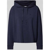 s.Oliver RED LABEL Relaxed Fit Hoodie aus Baumwoll-Mix in Marine, Größe 48 von s.Oliver RED LABEL
