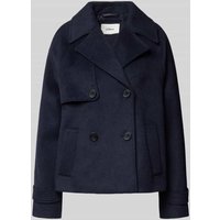 s.Oliver RED LABEL Relaxed Fit Jacke mit Woll-Anteil in Marine, Größe 40 von s.Oliver RED LABEL