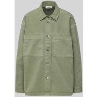 s.Oliver RED LABEL Relaxed Fit Jeansjacke mit Brusttaschen in Khaki, Größe 38 s.Oliver RED LABEL Relaxed Fit Jeansjacke mit Brusttaschen in Khaki, Größe 38 von s.Oliver RED LABEL