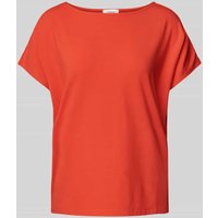 s.Oliver RED LABEL Relaxed Fit Shirt aus Viskose-Mix in Rot, Größe 42 von s.Oliver RED LABEL