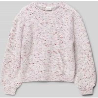 s.Oliver RED LABEL Relaxed Fit Strickpullover aus weichem Multigarn in Hellrosa, Größe 92 von s.Oliver RED LABEL
