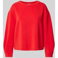 s.Oliver RED LABEL Relaxed Fit Sweatshirt aus Modal-Mix-Scuba in Rot, Größe 40 von s.Oliver RED LABEL