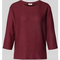 s.Oliver RED LABEL Relaxed Fit Sweatshirt mit Strukturmuster in Bordeaux, Größe 38 s.Oliver RED LABEL Relaxed Fit Sweatshirt mit Strukturmuster in Bordeaux, Größe 38 von s.Oliver RED LABEL