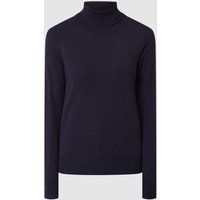 s.Oliver RED LABEL Rollkragenpullover aus Viskosemischung in Marine, Größe 34 von s.Oliver RED LABEL