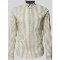 s.Oliver RED LABEL Slim Fit Freizeithemd mit Brusttasche in Beige, Größe XXL von s.Oliver RED LABEL