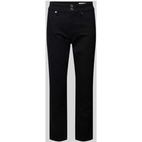 s.Oliver RED LABEL Slim Fit Hose in verkürzter Passform in Black, Größe 34 von s.Oliver RED LABEL