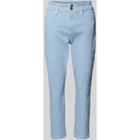 s.Oliver RED LABEL Slim Fit Hose in verkürzter Passform in Jeansblau, Größe 38 von s.Oliver RED LABEL