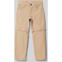 s.Oliver RED LABEL Slim Fit Hose mit Eingrifftaschen in Camel, Größe 110 von s.Oliver RED LABEL