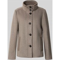 s.Oliver RED LABEL Slim Fit Jacke mit Woll-Anteil in Taupe Melange, Größe 38 s.Oliver RED LABEL Slim Fit Jacke mit Woll-Anteil in Taupe Melange, Größe 38 von s.Oliver RED LABEL
