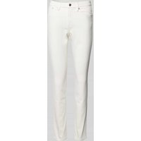 s.Oliver RED LABEL Slim Fit Jeans im 5-Pocket-Design in Offwhite, Größe 36/30 von s.Oliver RED LABEL