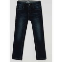 s.Oliver RED LABEL Slim Fit Jeans mit Stretch-Anteil in Jeansblau, Größe 110 von s.Oliver RED LABEL
