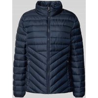 s.Oliver RED LABEL Slim Fit Steppjacke mit Stehkragen in Marine, Größe 42 s.Oliver RED LABEL Slim Fit Steppjacke mit Stehkragen in Marine, Größe 42 von s.Oliver RED LABEL