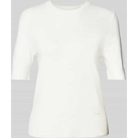 s.Oliver RED LABEL Slim Fit Strickpullover aus Viskose-Mix in Weiss, Größe 48 von s.Oliver RED LABEL