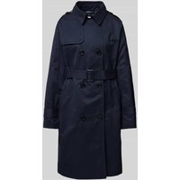 s.Oliver RED LABEL Slim Fit Trenchcoat aus Baumwoll-Mix mit Streifen-Futter in Marine, Größe 32 s.Oliver RED LABEL Slim Fit Trenchcoat aus Baumwoll-Mix mit Streifen-Futter in Marine, Größe 32 von s.Oliver RED LABEL