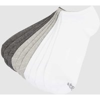 s.Oliver RED LABEL Sneakersocken mit Stretch-Anteil im 10er-Pack in Weiss, Größe 43/46 von s.Oliver RED LABEL