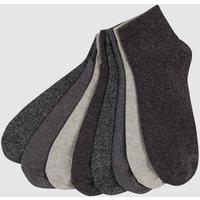 s.Oliver RED LABEL Socken in Melange-Optik im 4er-Pack in Black, Größe 43/46 von s.Oliver RED LABEL