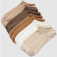 s.Oliver RED LABEL Sneakersocken mit Stretch-Anteil im 10er-Pack in Beige, Größe 43/46 von s.Oliver RED LABEL