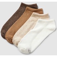 s.Oliver RED LABEL Sneakersocken mit Stretch-Anteil im 4er-Pack in Sand, Größe 39-42 von s.Oliver RED LABEL