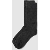 s.Oliver RED LABEL Socken aus Bio-Baumwolle im 2er-Pack in Anthrazit Melange, Größe 39-42 von s.Oliver RED LABEL