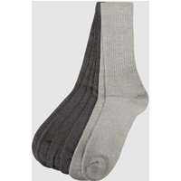 s.Oliver RED LABEL Socken mit Stretch-Anteil im 3er-Pack in Anthrazit, Größe 39/42 von s.Oliver RED LABEL