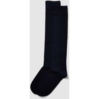 s.Oliver RED LABEL Socken mit hohem Schaft im 2er-Pack in Dunkelblau, Größe 39-42 von s.Oliver RED LABEL