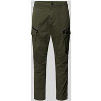 s.Oliver RED LABEL Stoffhose mit Pattentaschen in Oliv, Größe 34/32 von s.Oliver RED LABEL