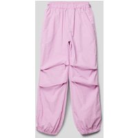 s.Oliver RED LABEL Stoffhose mit elastischem Bund in Pink, Größe 140 von s.Oliver RED LABEL