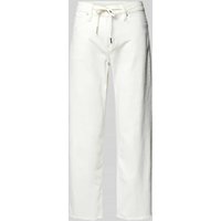s.Oliver RED LABEL Straight Fit Jeans aus Baumwoll-Mix Modell 'KAROLIN' in Weiss, Größe 42 von s.Oliver RED LABEL