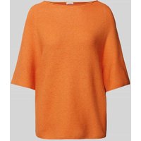 s.Oliver RED LABEL Strickpullover mit 1/2-Ärmel in Orange, Größe 36 von s.Oliver RED LABEL