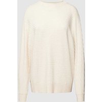 s.Oliver RED LABEL Strickpullover mit Strukturmuster Modell 'Struk Over' in Beige, Größe 40 von s.Oliver RED LABEL