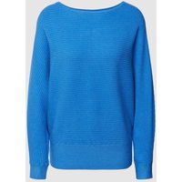 s.Oliver RED LABEL Strickpullover mit Strukturmuster in Royal, Größe 40 von s.Oliver RED LABEL