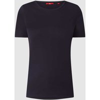 s.Oliver RED LABEL T-Shirt aus Baumwolle in Marine, Größe 44 von s.Oliver RED LABEL