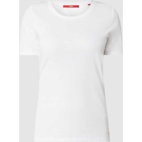 s.Oliver RED LABEL T-Shirt aus Baumwolle in Offwhite, Größe 36 von s.Oliver RED LABEL