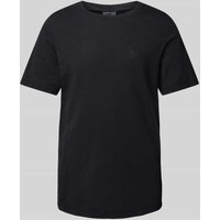 s.Oliver RED LABEL T-Shirt mit Label-Print in Black, Größe XL von s.Oliver RED LABEL