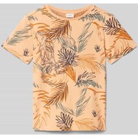 s.Oliver RED LABEL T-Shirt mit Motiv-Print in Apricot, Größe 92 von s.Oliver RED LABEL