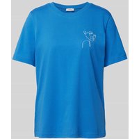 s.Oliver RED LABEL T-Shirt mit Motiv-Print in Royal, Größe 34 von s.Oliver RED LABEL